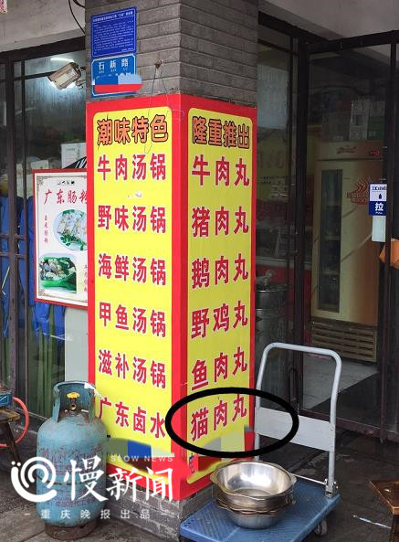重庆一家餐馆卖猫肉丸子？老板：招牌是原老板的