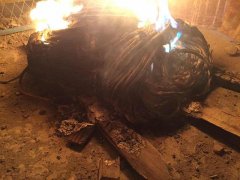 偷电缆还放“狼烟”，大学城一小偷露馅后被困水中