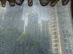 钢珠打穿玻璃  租客遭遇惊魂一幕