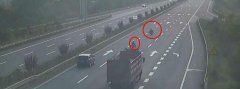 高速又现摩托狂飙 时速最高115km/h