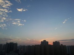 连续降雨结束 蓝天白云重临荣昌