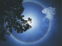 重庆现日晕奇观