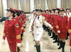 西大女子国旗班 将亮相央视舞台