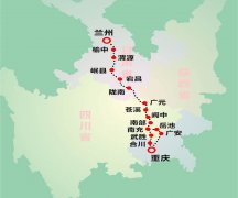 12日起改道兰渝铁路 重庆到乌鲁木齐缩短11小时