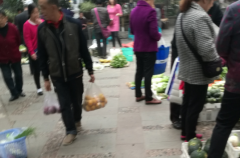 小区门口变菜市场  是方便还是影响居民？