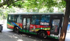 他气喘吁吁地跑到车前  公交司机却不肯开门