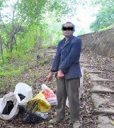 男子骑摩托偷电线 民警“守株待兔”抓现行