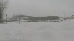 彭水摩围山迎今年第一场雪 来得晚了些