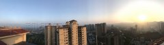 雨后初晴  大足上演日月同辉美景