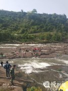 长寿湖开闸放水 77名踏青市民被困终获救